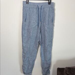 Athleta Linen Cabo Joggers size 4